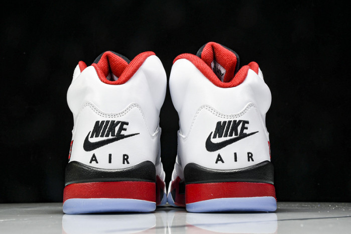 Air Jordan 5 Fire Red Black Tongue 2025 HQ7978-101