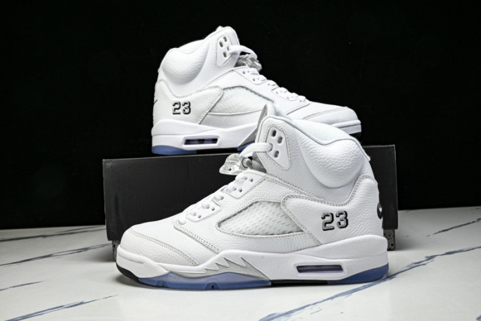 Air Jordan 5 White Metallic 2026 HQ7978-103